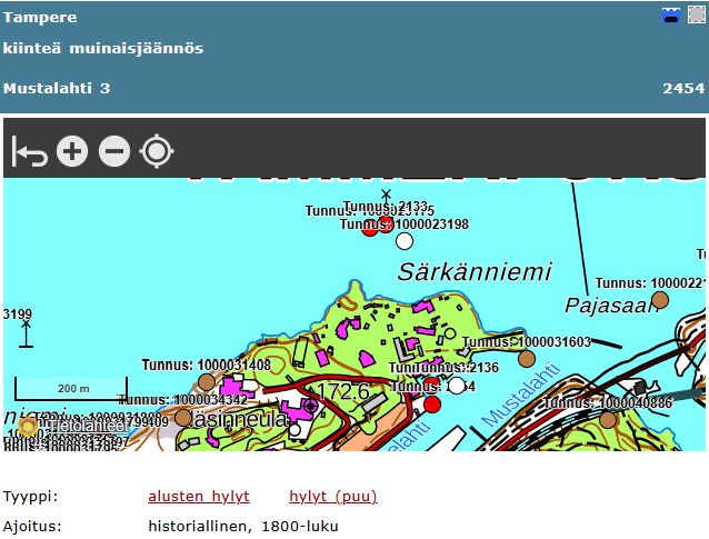 Arkeologisia kohteita Tampereella